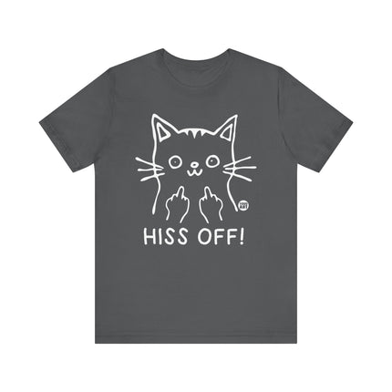 Hiss Off Cat Middle Finger Tee