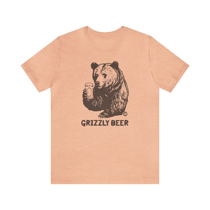 Grizzly Beer Bear Unisex Tee