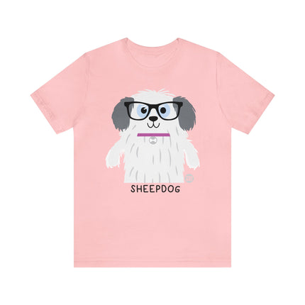 Bow Wow Meow Sheepdog Unisex Tee