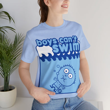 Boys Can't Swim Unisex Tee