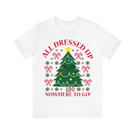 All Dressed Up Christmas Tree Unisex Short Sleeve Tee