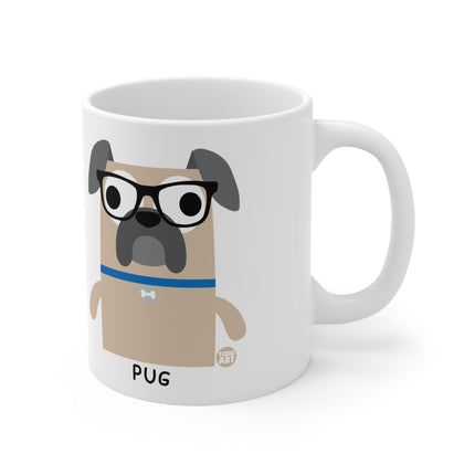 Bow Wow Meow Pug Ceramic Mug