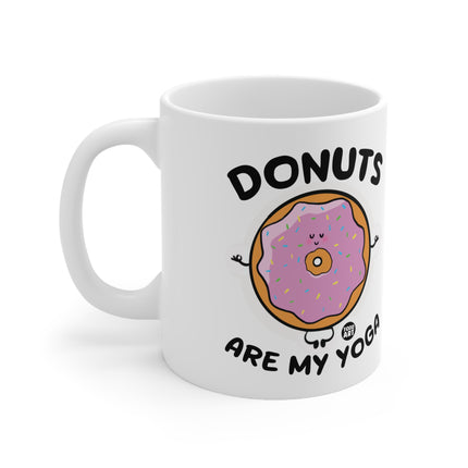 donuts yoga Ceramic Mug