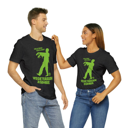 Vegetarian Zombie Unisex Short Sleeve Tee