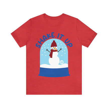 Shake It Up Snowglobe Christmas Unisex Tee