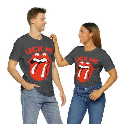 Lick Me Lips Unisex Short Sleeve Tee