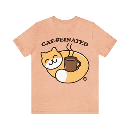 Cat-feinated Coffee Cat Unisex Tee