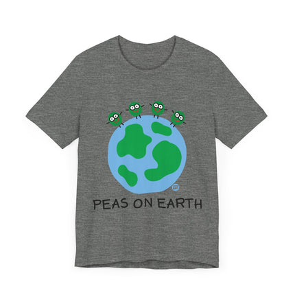 Cute "PEAS ON EARTH" Tee Shirt