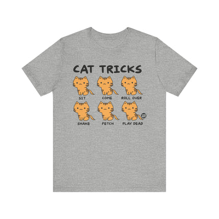 Cat Tricks Tee, Funny Cat Tees, Funny Cat Owner Tshirt