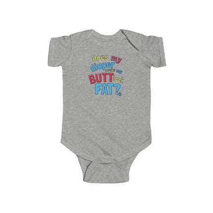 Diaper Look fat Infant Fine Jersey Bodysuit