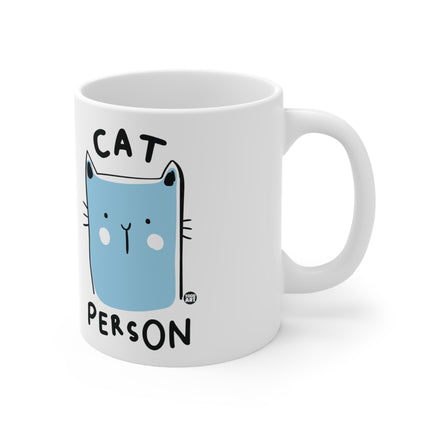 Cat Person Ceramic Mug