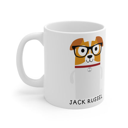 Bow Wow Meow Jack Russel Ceramic Mug