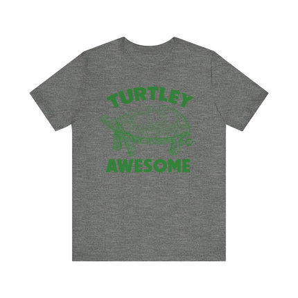 Funny "TURTLEY AWESOME" Tee Shirt