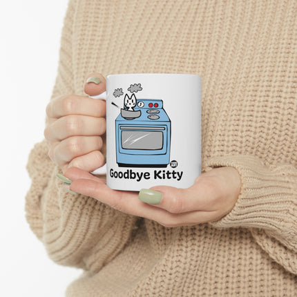 Goodbye Kitty Stove Ceramic Mug