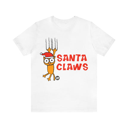 Santa Claws Cat Christmas Unisex Tee