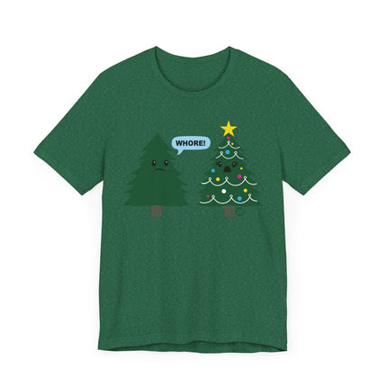 Funny Christmas Tree Tee Shirt