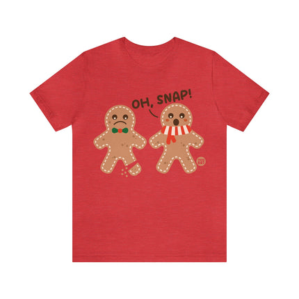 Oh Snap Gingerbread Cookie Xmas Unisex Tee