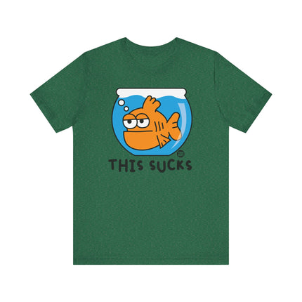 Funny "THIS SUCKS GOLDFISH" Tee Shirt