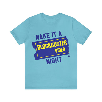 Blockbuster Night Retro Unisex Tee