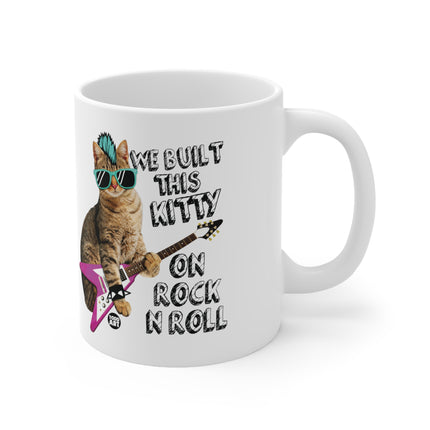 Built Kitty Rock n Roll Ceramic Mug