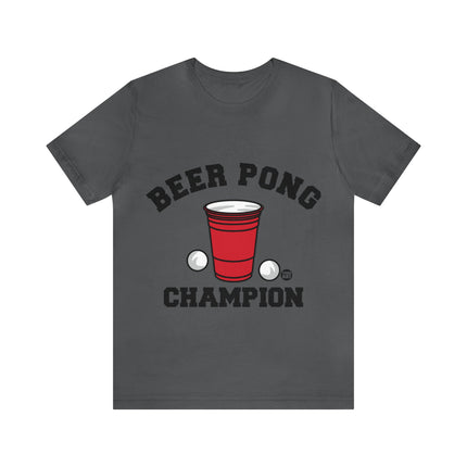 Beer Pong Champion Unisex Tee
