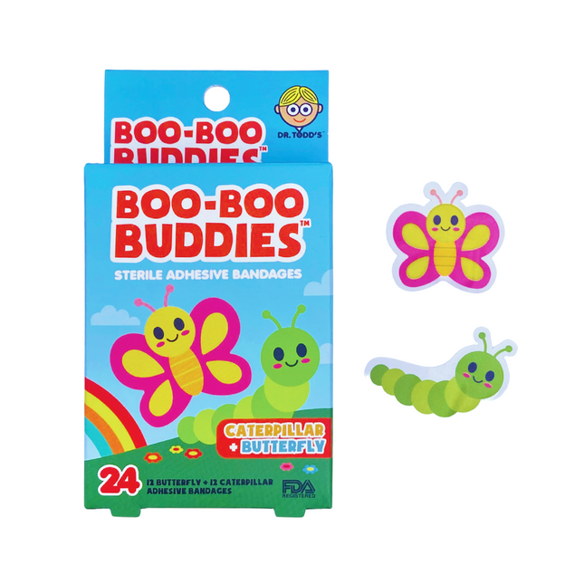 Caterpillar + Butterfly Bandages