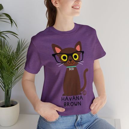 Bow Wow Meow Havana Brown Unisex Tee