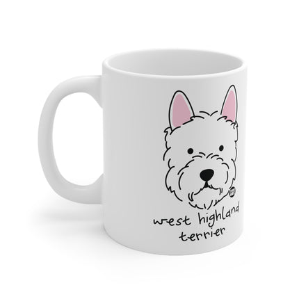 Dog Breeds West Highland Terrier Ceramic Mug