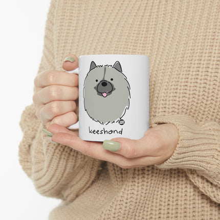 Dog Breeds Keeshond Ceramic Mug