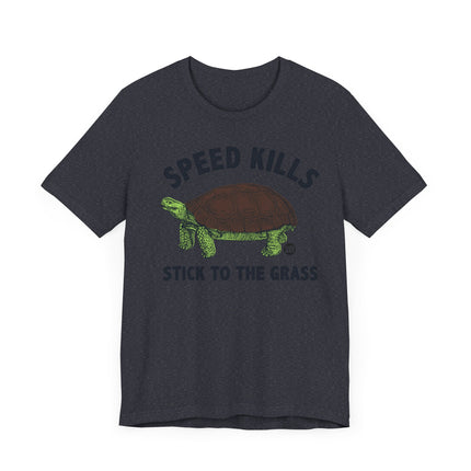 Funny "SPEED KILLS" TURTLE Tee Shirt