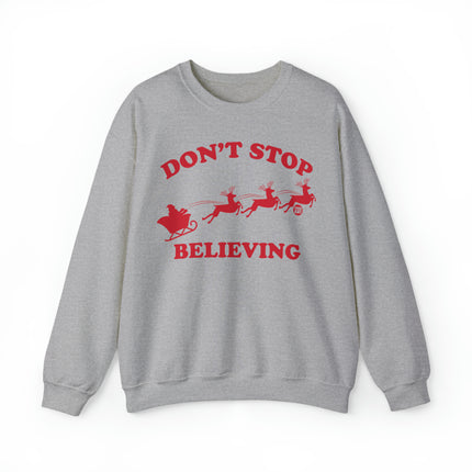 Don't Stop Believing Christmas Sweatshirt