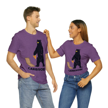 Carbivore Pizza Bear Unisex Tee