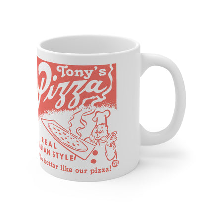 Retro Tony's Pizza Ceramic Mug
