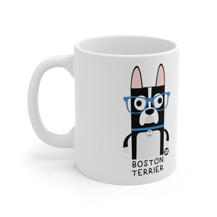 Bow Wow Meow Boston Terrier Ceramic Mug