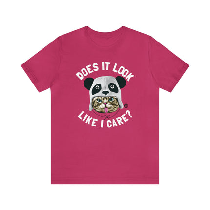 Does It Look Like I Care Cat Unisex Tee