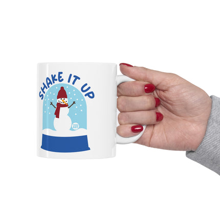 Shake It Up Snowglobe Christmas Ceramic Mug