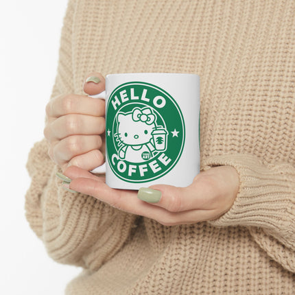 Hello Coffee Ceramic Mug