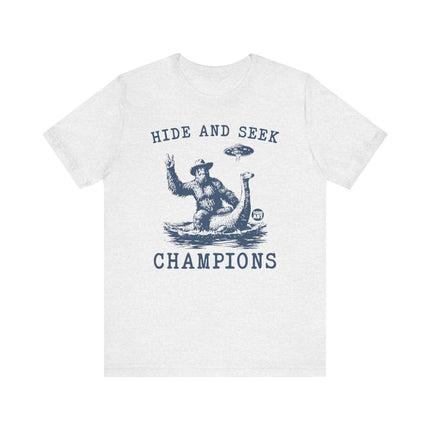 Hide and Seek Champions Tee, Funny Hide and Seek Champs Tshirt