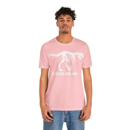Chicks Dig Me Dinosaur Unisex Tee