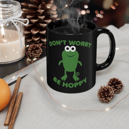 Don't Worry Be Hoppy Frog Mug