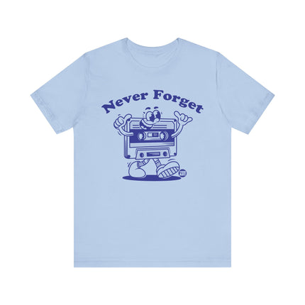 Never Forget Cassette Tape Retro Tee