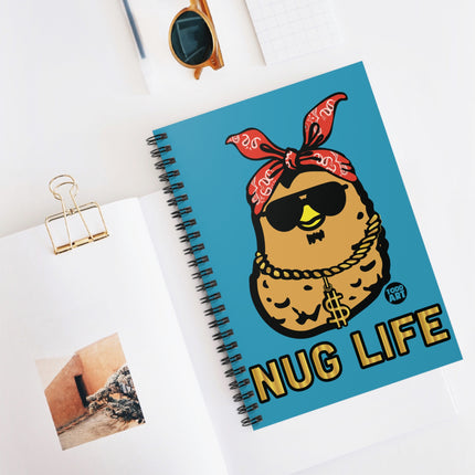 Nug Life Chicken Nugget Spiral Notebook - Ruled Line