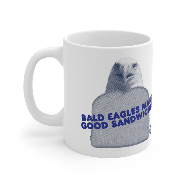 Bald Eagle Sandwiches Ceramic Mug