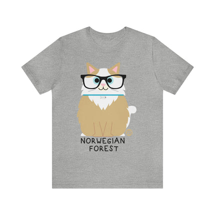 Bow Wow Meow Norwegian Forest Unisex Tee