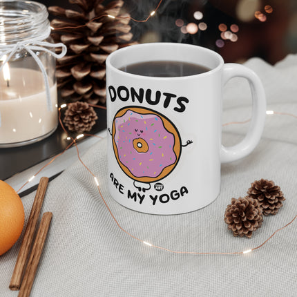 Donuts My Yoga Ceramic Mug