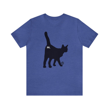 Cat Butt Hi Unisex Short Sleeve Tee