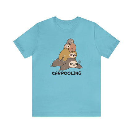 Sloth Stack Carpooling Unisex Tee