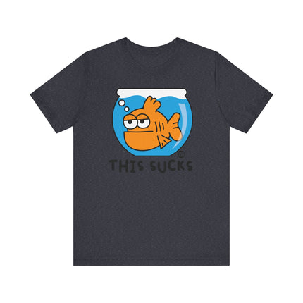 Funny "THIS SUCKS GOLDFISH" Tee Shirt