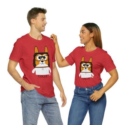 Bow Wow Meow Collie Unisex Tee