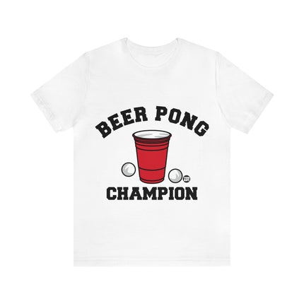Beer Pong Champion Unisex Tee